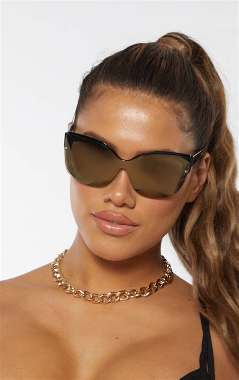 reflective cat eye sunglasses